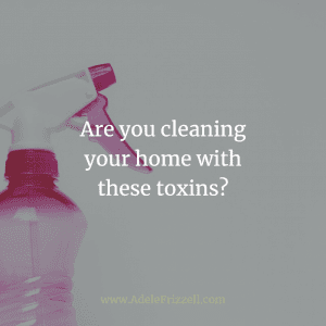 cleaning your home with toxins
