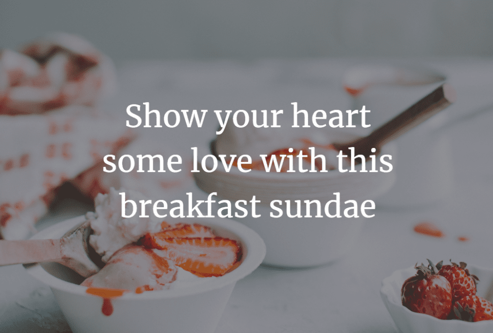 breakfast sundae recipe